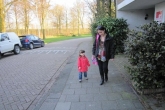 March 2011 walking home from Lucy